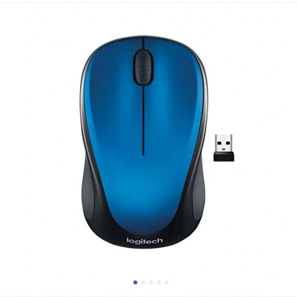 Logitech Vibrant Blue Wireless Mouse